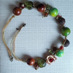LARGE BEADED NECKLACE